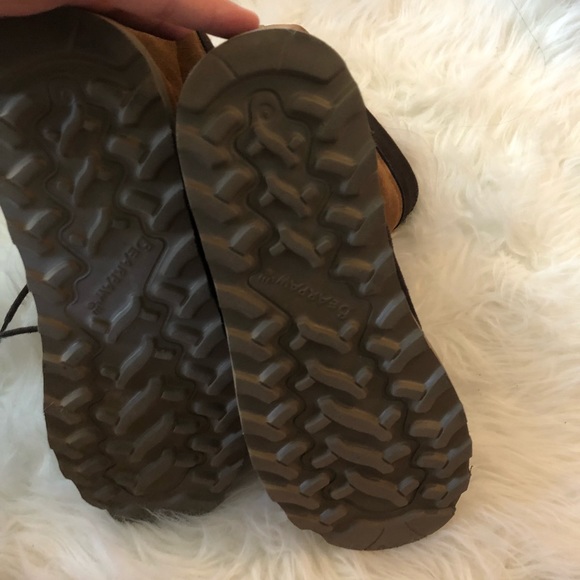 BEARPAW Brown Winter Boots Hike 9 Thick Sturdy cut trail hiking boots booties - Picture 7 of 7